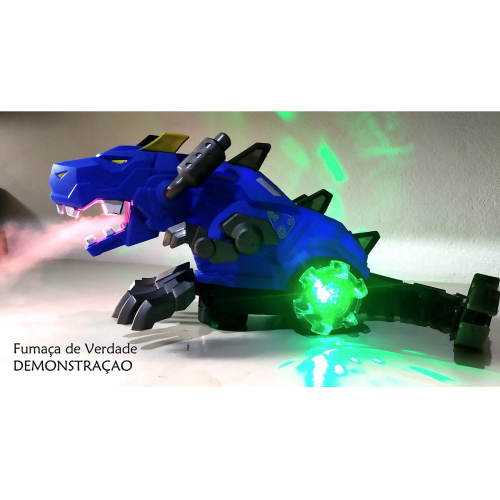 Dragão Dinossauro Solta Fumaça Com Luz Som E Anda. (Azul) - FUN GAME -  Bonecos - Magazine Luiza em 2023