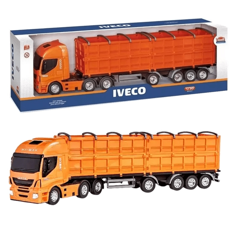 Caminhão Iveco Graneleiro Articulado Que Abre Infantil