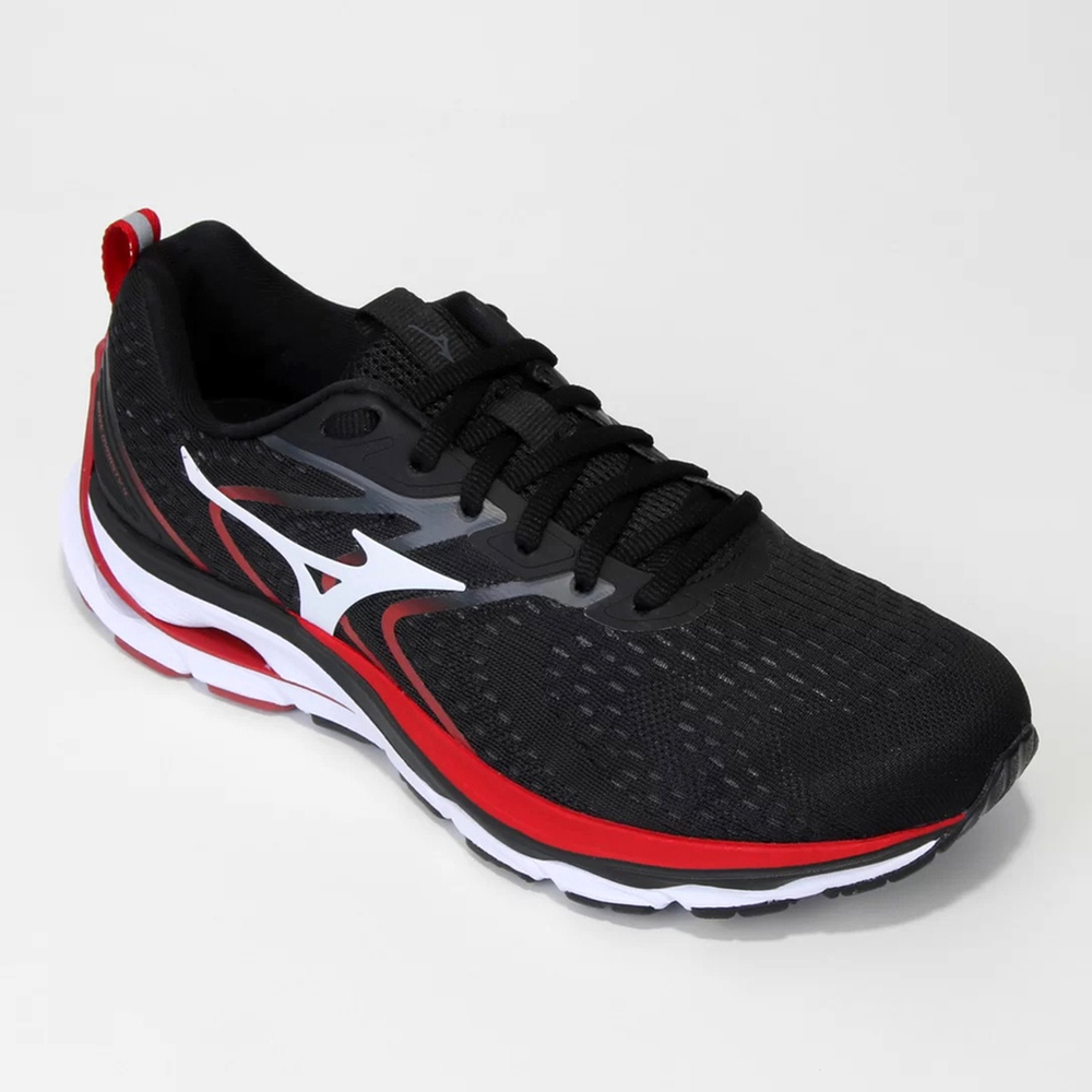 Tenis mizuno masculino 2024 preto e vermelho