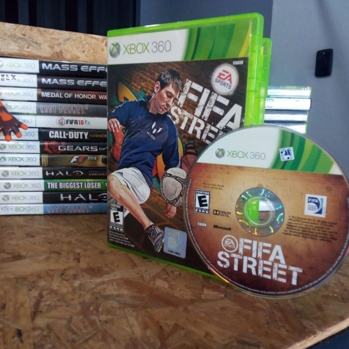 Kit 5 Jogos Xbox 360 Mídia Digital Original ( FIFA street + PES