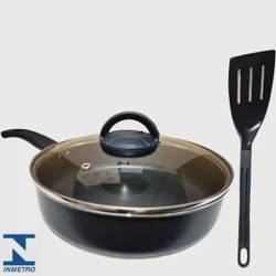 Frigideira Antiaderente Grande N24 + Espátula De Nylon - Marcolar é boa?