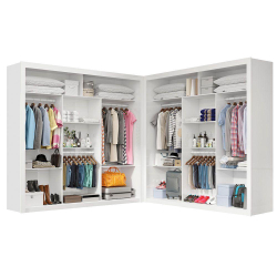 Closet Casal Premium 8 Prateleiras Carioca Móveis Branco é boa?