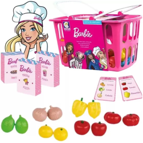 Barbie: Comidinhas, Sofá E Acessórios