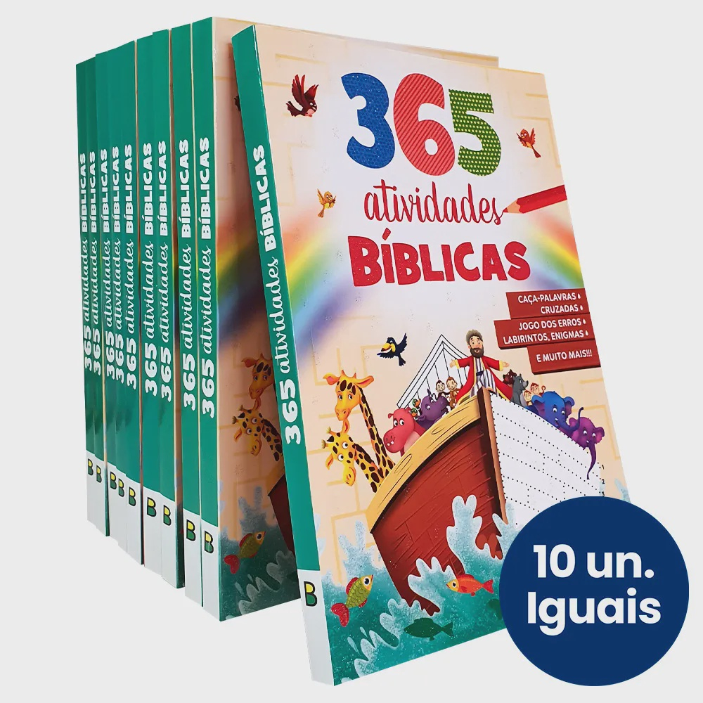 365 Atividades Bíblicas Brochura - Livraria Evangélica Shalom