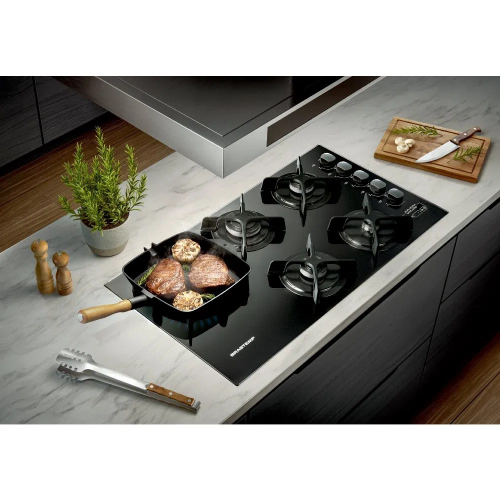 Cooktop 5 bocas Brastemp com Quadrichama e Timer Touch BDT86AE Bivolt