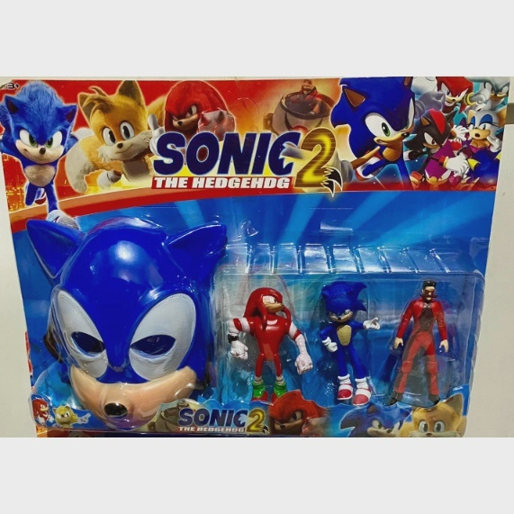 Kit Sonic Cartelado com 4 Bonecos 12 cm em Promoção na Americanas