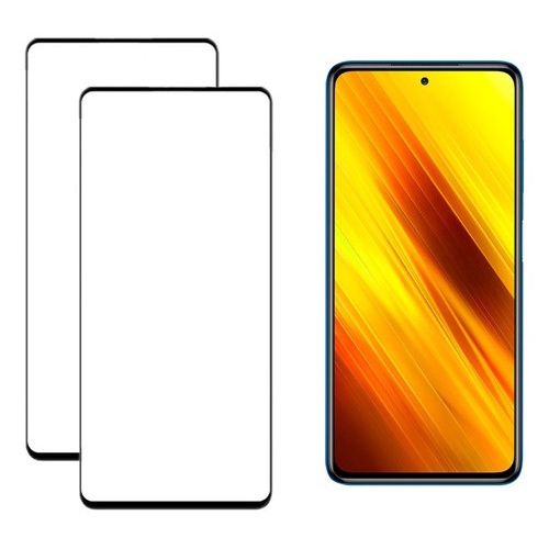 Kit 2 Pel cula De Vidro Full 2 C mera Para Poco X3 Nfc Em Promo o kit-2-pel-cula-de-vidro-full-2-c-mera-para-poco-x3-nfc-em-promo-o