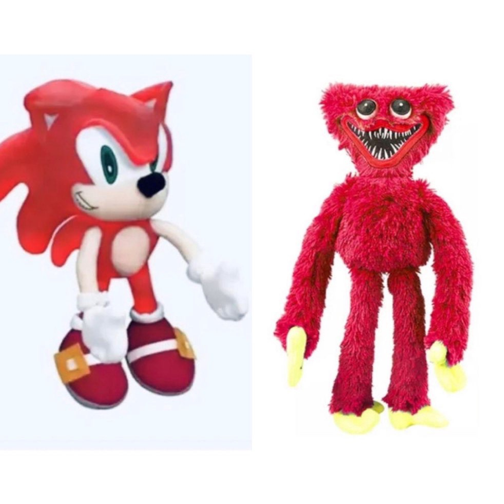 Boneco Pelúcia Sonic Grande 50cm Lançamento Vermelho Lindo