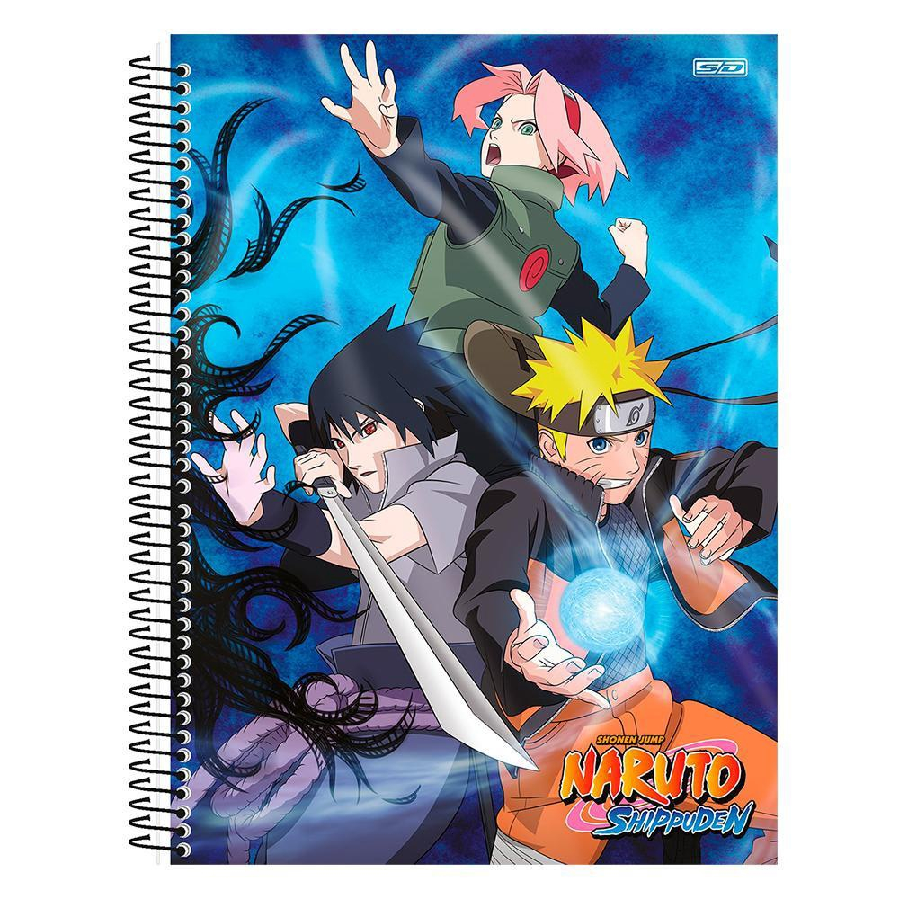 Caderno Naruto Sakura E Sasuke 10 Matérias 160 Folhas em Promoção na  Americanas