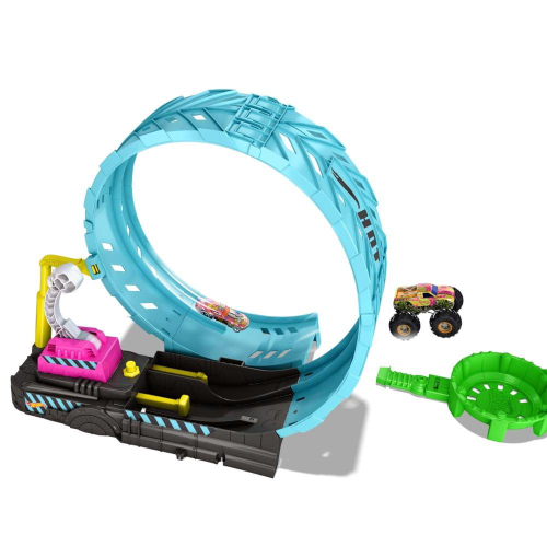 Hot Wheels Monster Trucks Pista Playset Looping Mattel em Promoção na  Americanas