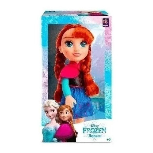 Kit Bonecas Frozen Elsa E Anna Gigante 80 Cm Vinil Disney