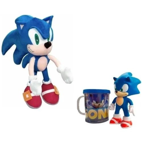 Pelucia Sonic 36 cm no Shoptime