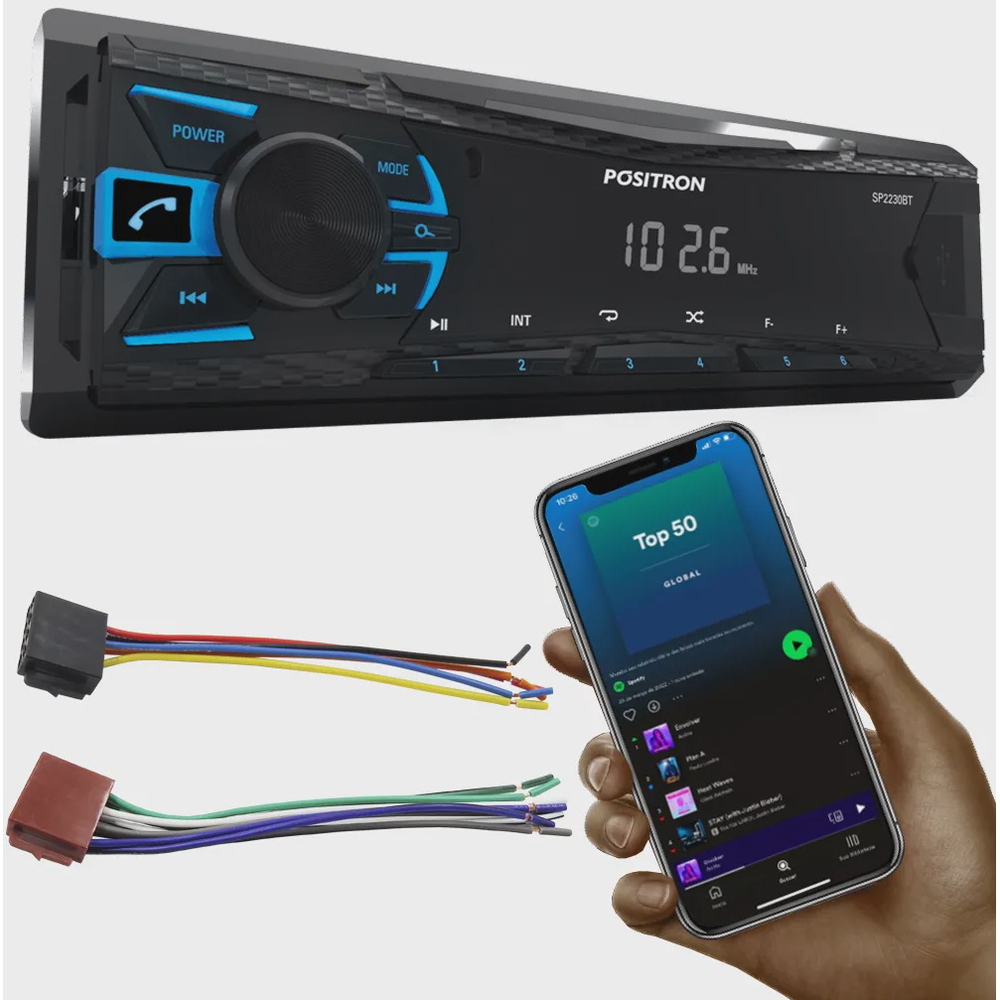 Som Automotivo Sp Bt Positron Usb Bluetooth Fm Em Promo O Na Americanas