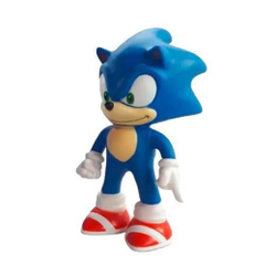 Boneco Sonic Vermelho 26cm Articulado Na Caixa