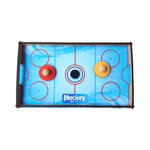 Mini Mesa Hockey Brinquedo Róquei Madeira Jogo de Tabuleiro Infantil