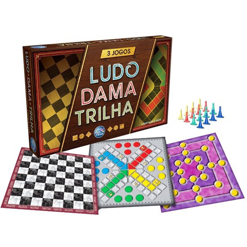 JOGO DE DAMAS - SACOLA - Novelty Brinquedos Educativos