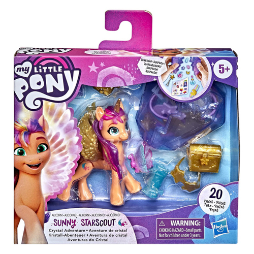 My Little Pony - Boneca My Little Pony com asas surpresa e acessórios, 14  cm ㅤ, MY LITTLE PONY