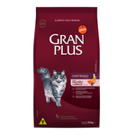 Ração Gran Plus Gatos Castrados Salmão e Arroz 10,1Kg