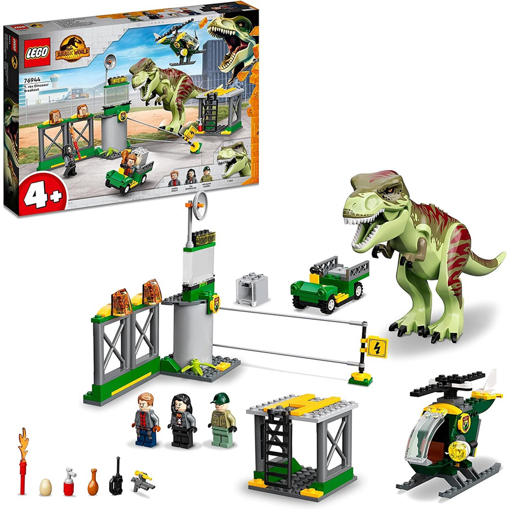 JURASSIC WORLD-T-REX - Set Escrita - Micro Mochila - 6 Peças