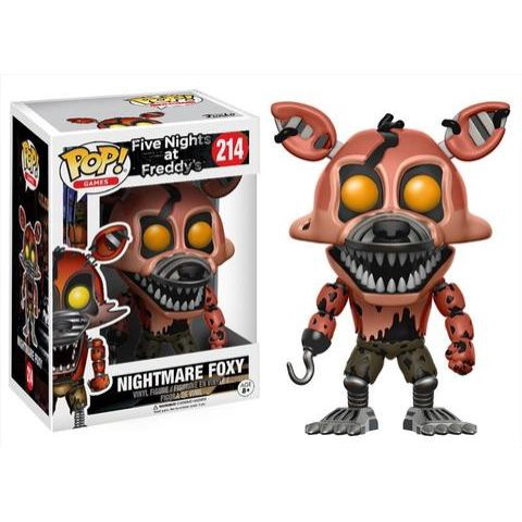 Funko Pop: Nightmare Foxy #214 - Five Nights At Freddy's fnaf em Promoção  na Americanas