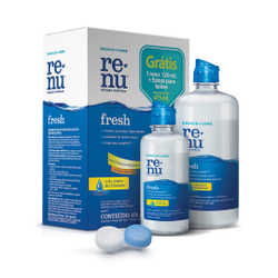 Renu Fresh Solução Multiuso 355 + 120 ml + Estojo Grátis Menor preço em Renu Fresh Solução Multiuso 355 + 120 ml + Estojo Grátis