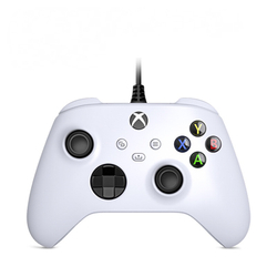 Controle com fio para Xbox One /OneS/One X/Series s/ Series X - Branco Menor preço em Controle com fio para Xbox One /OneS/One X/Series s/ Series X - Branco