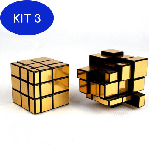 Kit Cubo Mágico Kit Com 06 Modelos Diferentes Mirror Blocks