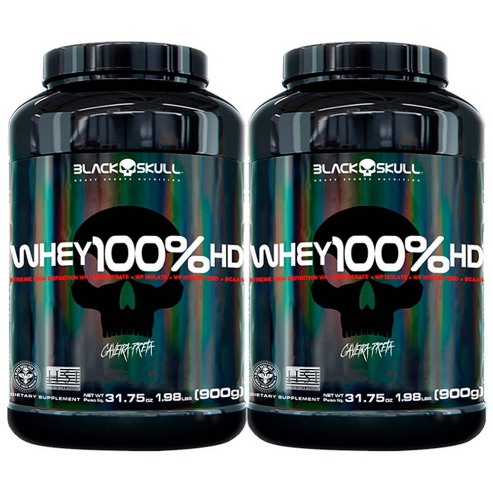 X Whey Hd G Pote Cookies Cream Black Skull Submarino