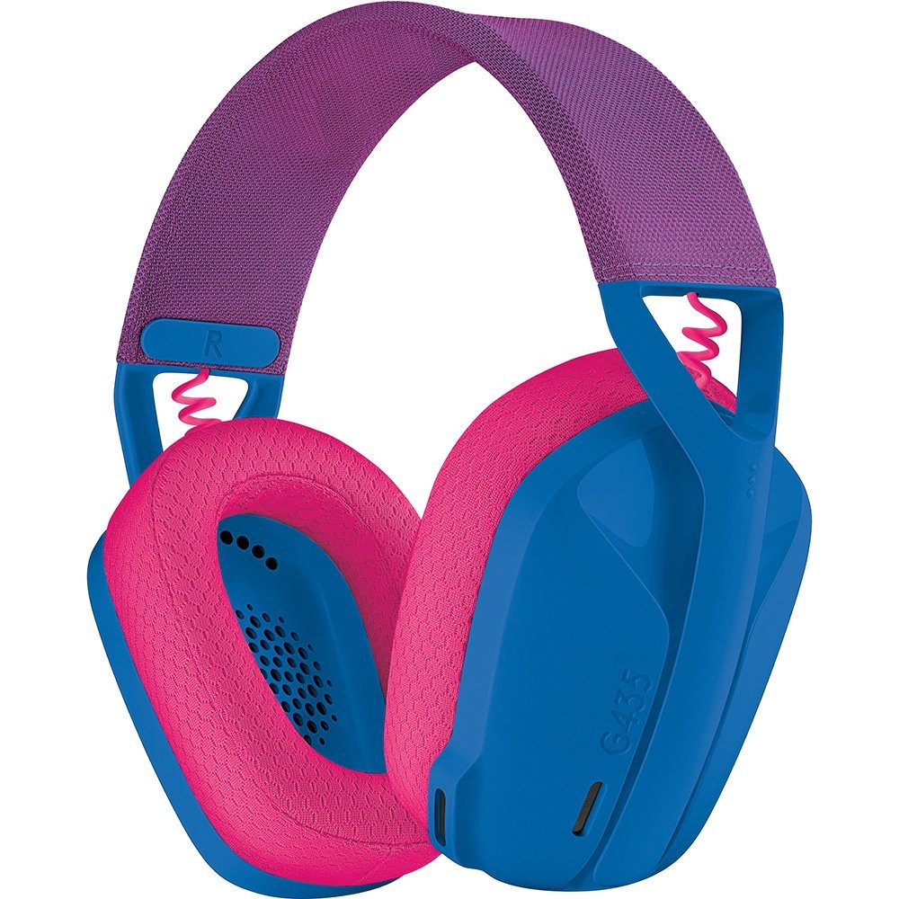Imagem do produto Headset Gamer Sem Fio Logitech G435 LIGHTSPEED - Azul em Americanas