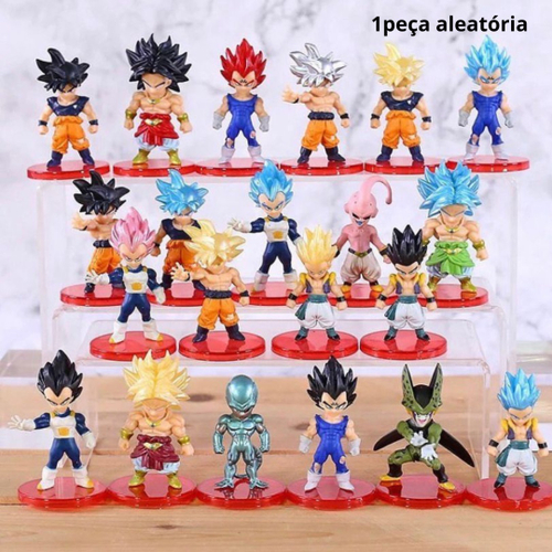 Boneco Saiyan Goku Articulado Dragon Ball 30cm F0072-2 Fun