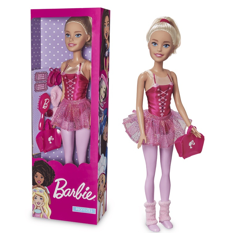 Boneca Barbie - Profissões - Grande - C/Acessórios - 66cm