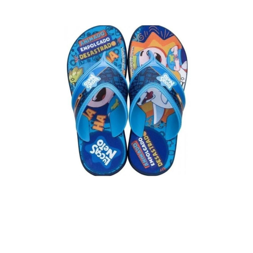 Chinelo Slide Infantil Grendene Kids Luccas Neto Cofrinho