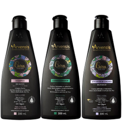 Kit Arvensis Cachos Shampoo + condicionador + At. Ondulados Menor preço em Kit Arvensis Cachos Shampoo + condicionador + At. Ondulados