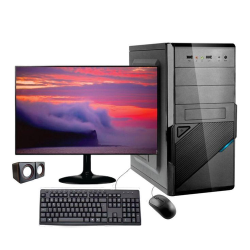 Cpu completa intel core i3 4gb ssd 240gb monitor 19 pol kit
