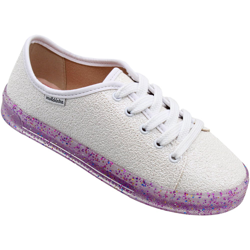 Tênis infantil hot sale glitter molekinha