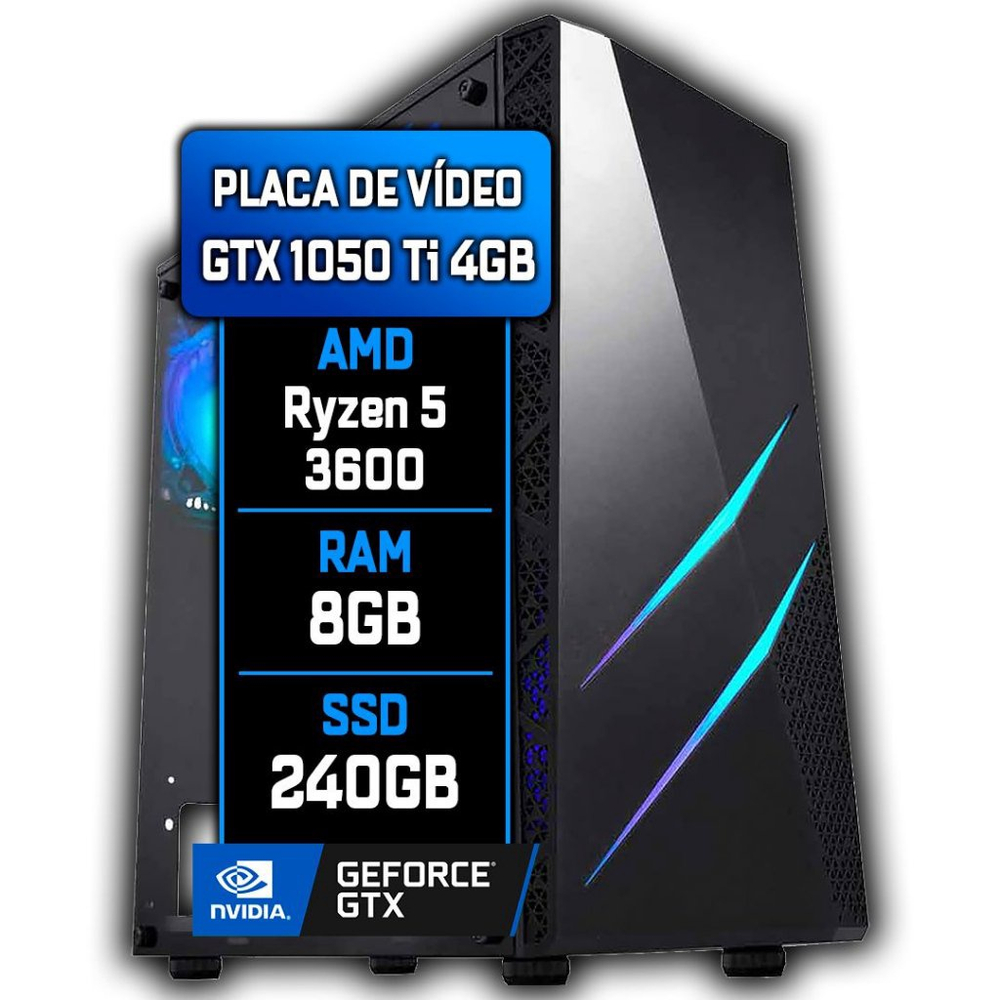 Ryzen 5 3600 discount placa de video