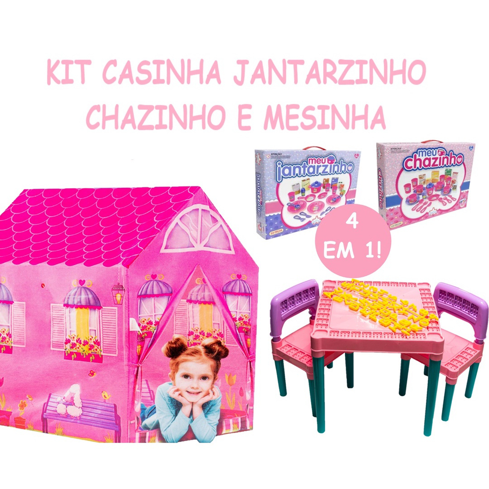 Kit Brinquedo Infantil Dia das Criança Jogo Completo Menina em Promoção na  Americanas