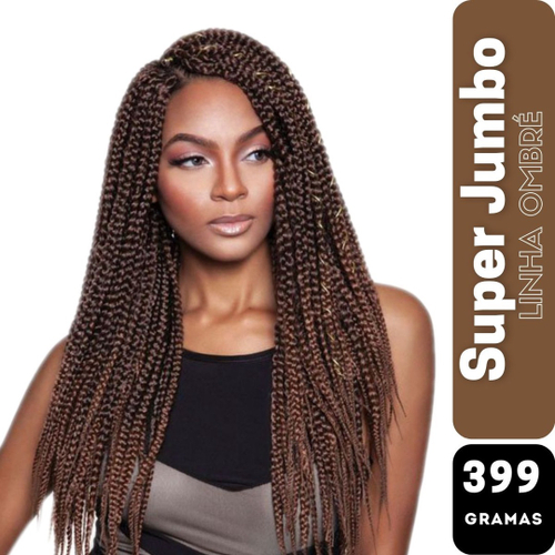 Cabelo Jumbão Super Jumbo 390g 90cm Box Braid