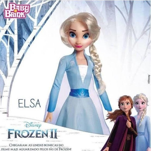 Boneca De Pelúcia Elsa Frozen Princesa Disney 40 Cm em Promoção na  Americanas