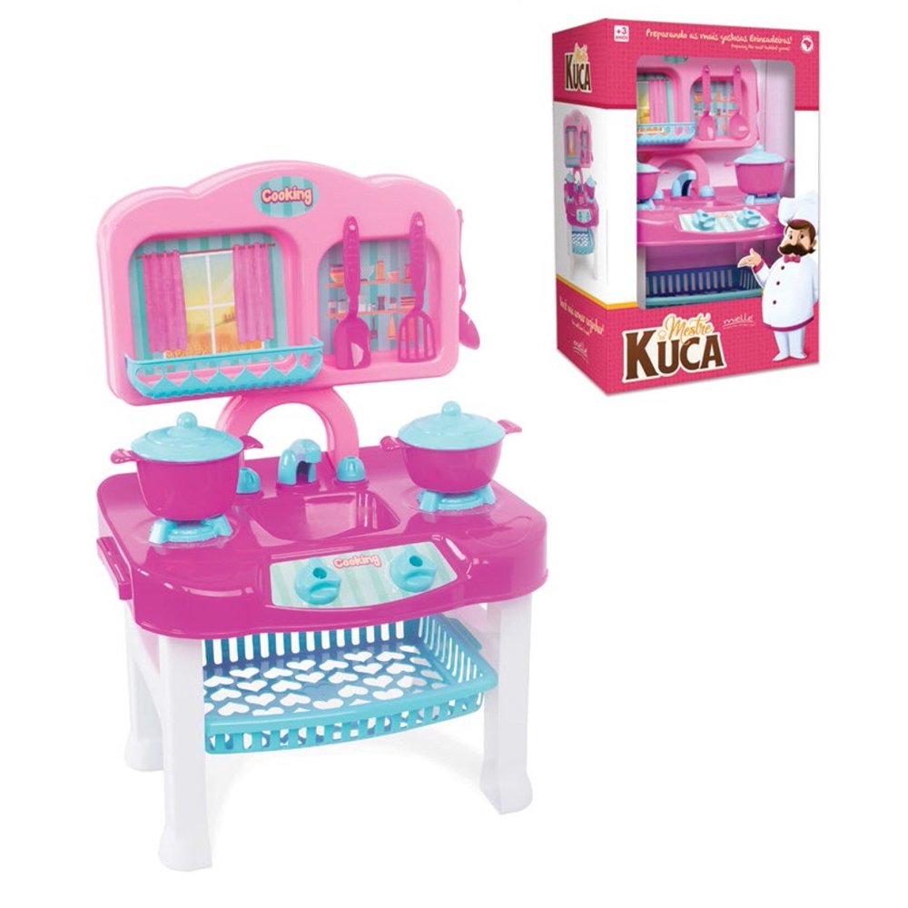 Conjunto Chef Cozinha Feminino - MESTRE CUCA BACANA - Cozinha Infantil / de  Brinquedo - Magazine Luiza