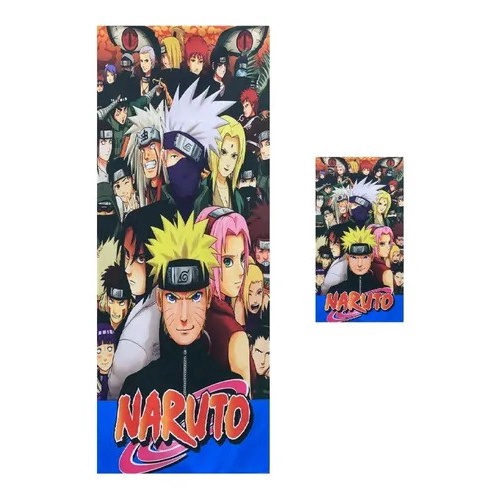 Kit Toalhas Banho e Rosto Naruto em Promoção na Americanas