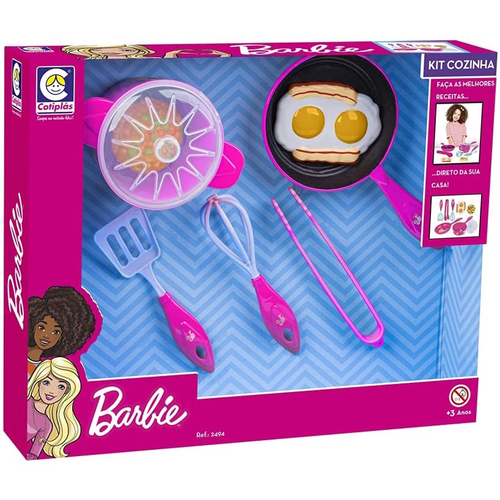 Kit De Cozinha Infantil Barbie Chef Princesa Cotiplás 7 Item em Promoção na  Americanas