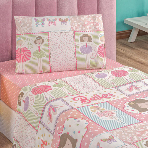 Jogo De Cama Infantil Princesas 4 Peças Com Edredom Decor em Promoção na  Americanas