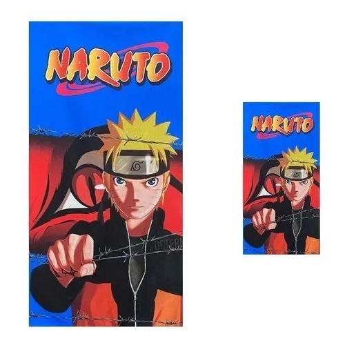 Kit Toalhas Banho e Rosto Naruto em Promoção na Americanas