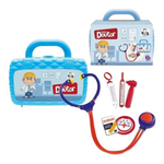 Kit Brincando De Médico Infantil Maleta Doutor 6 Peças