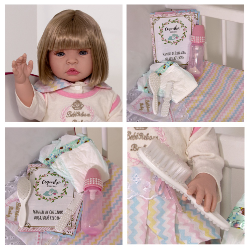 Boneca Bebe Reborn Barato Barata Super Linda - Chic Outlet - Economize com  estilo!