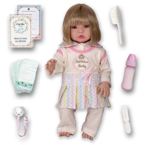 Kit Roupa Boneca Bebê Reborn E Adora Doll Conjunto Páscoa no Shoptime