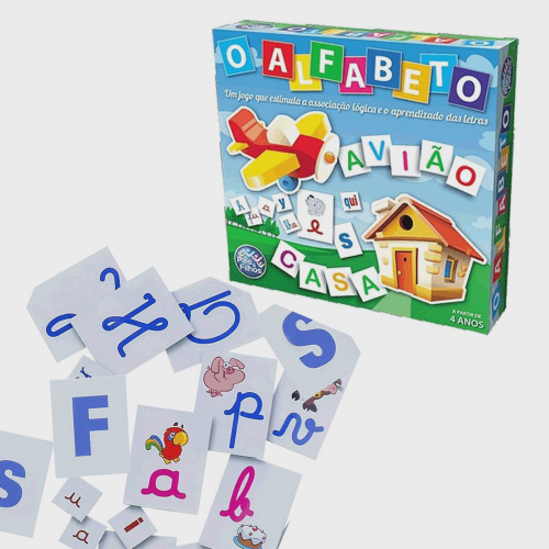 Jogo O Alfabeto - Alfabetização Infantil 1034 - Pais E Filhos em Promoção  na Americanas