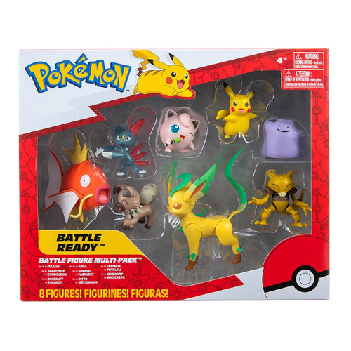 Pokemon Kit 8 Figuras de Batalha - Sunny em Promoção na Americanas