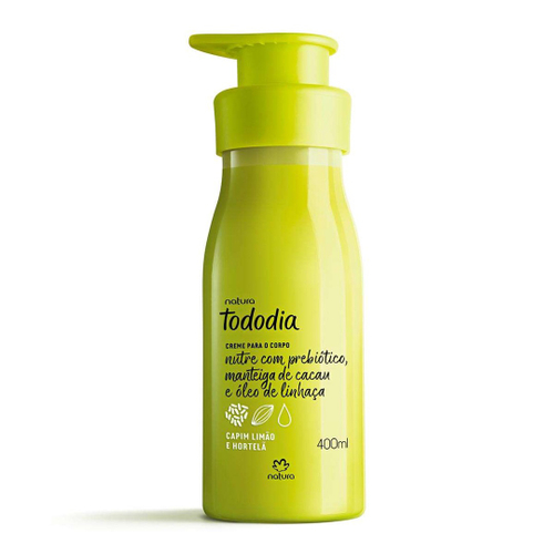 Natura - Tododia Creme Desodorante Capim Limão Hortelã 400ml em Promoção na  Americanas